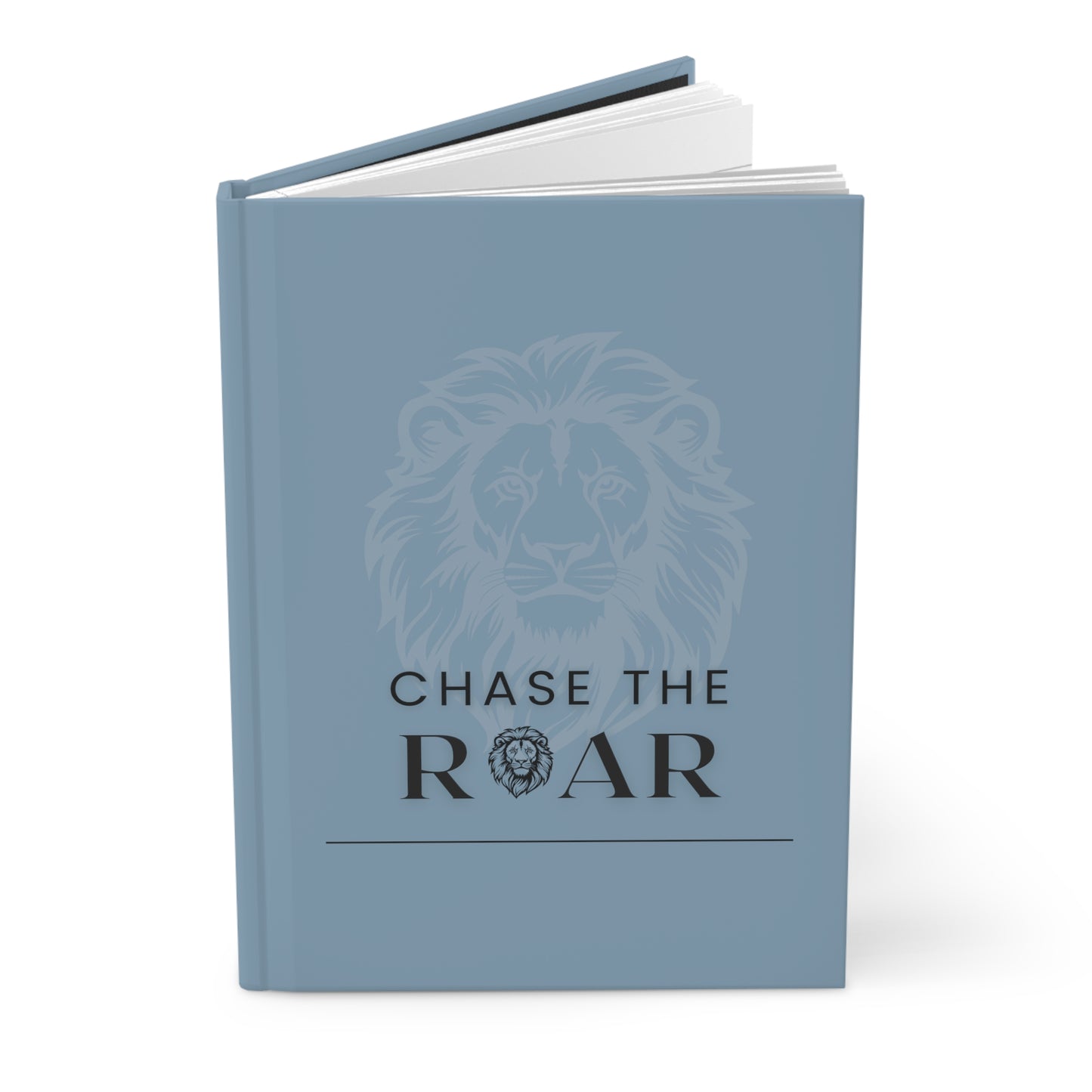 Chase the Roar (Lion) Journal-Dusty Blue
