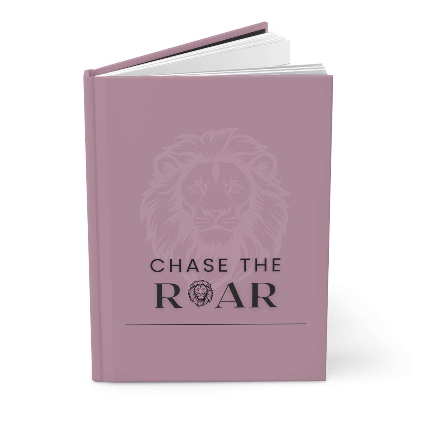 Chase the Roar (Lion) Journal-Dusty Pink