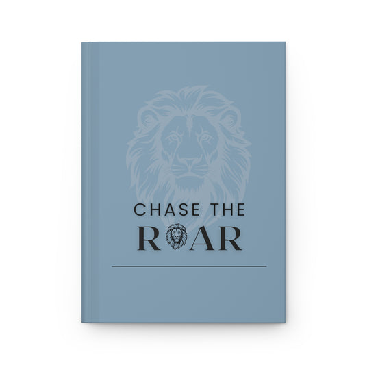 Chase the Roar (Lion) Journal-Dusty Blue