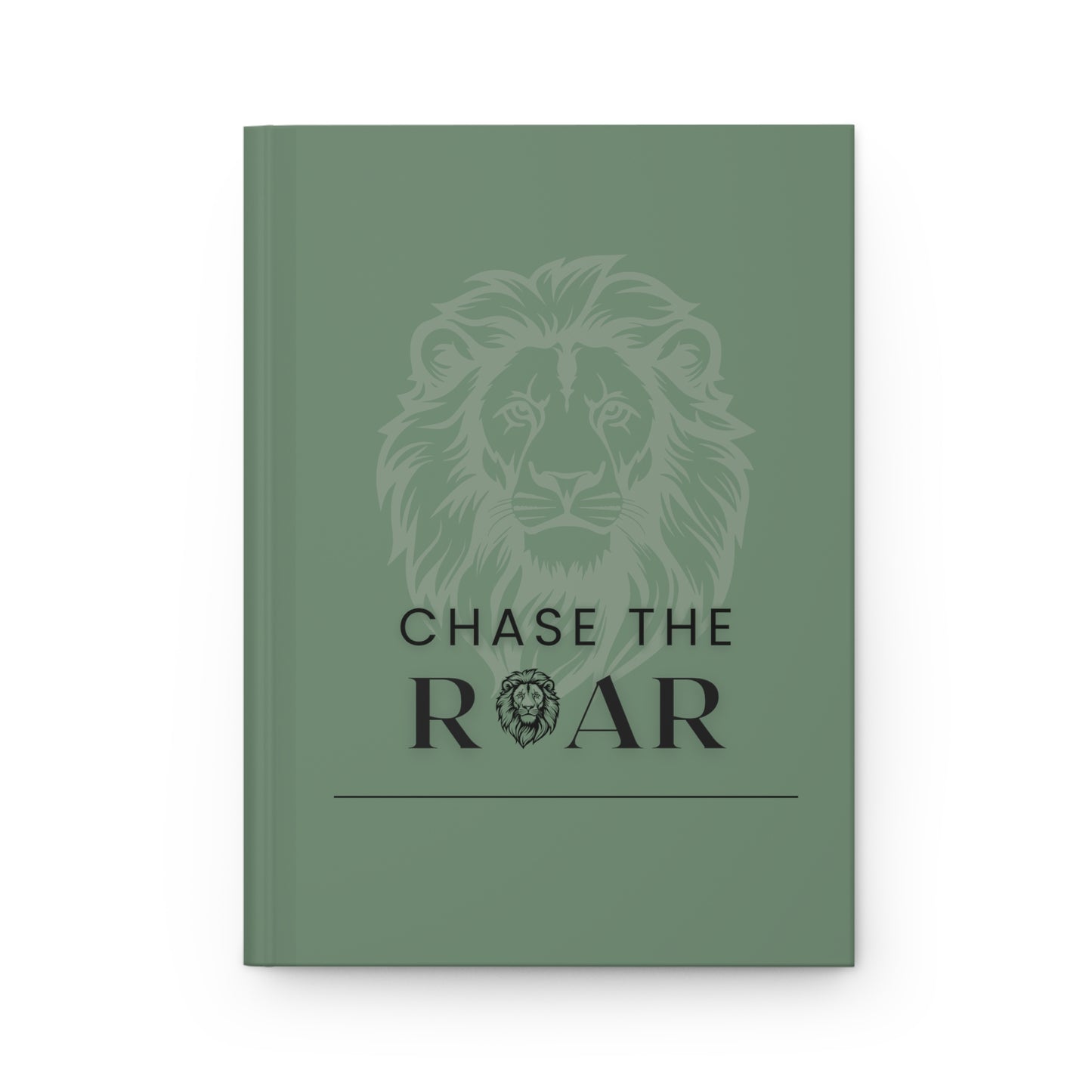 Chase the Roar (Lion) Journal-Dusty Green