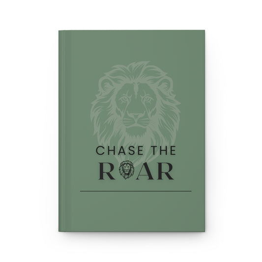 Chase the Roar (Lion) Journal-Dusty Green